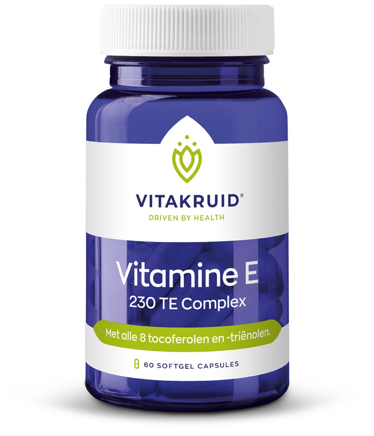 Vitakruid Vitamine E Complex 8 tocoferolen en -trienolen 60 softgels