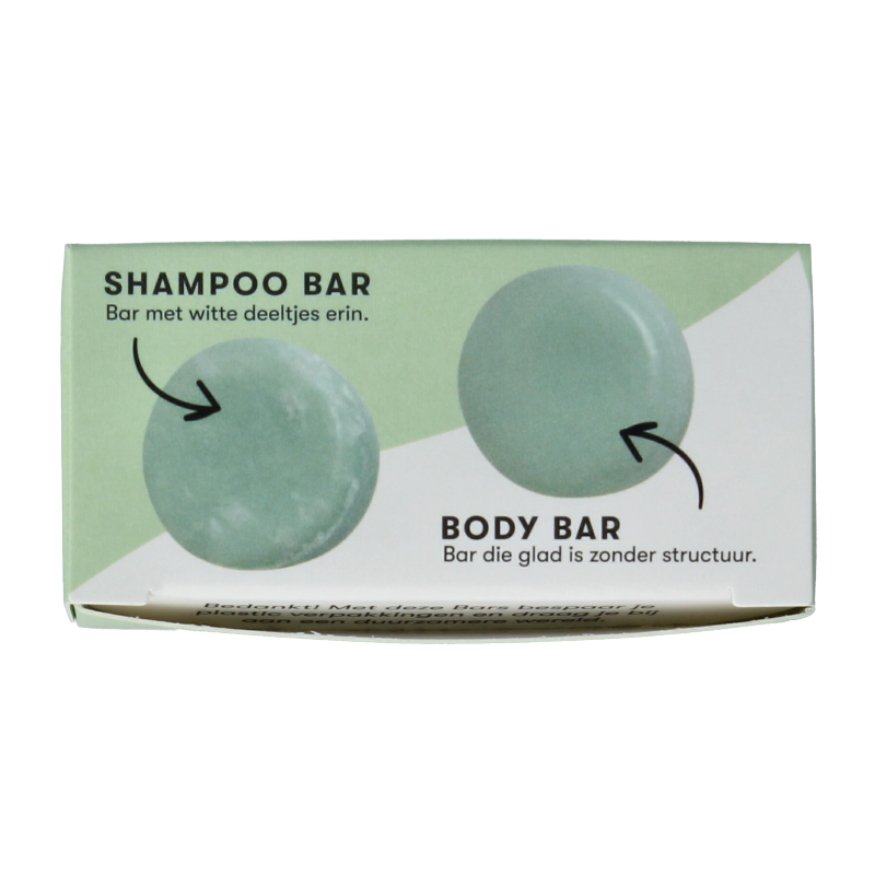 Shampoobars Mini shampoo & body bar aloe vera & komkommer