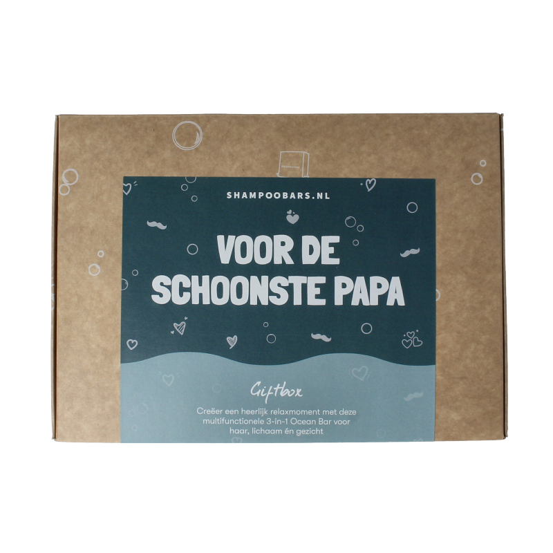 Shampoobars Giftbox voor de schoonste papa