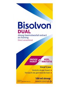 Bisolvon Dual droge hoest/keelirritatie siroop