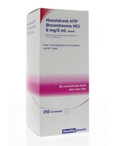Healthypharm Broomhexine hoestdrank 8 mg