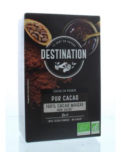 Destination Cacao 100% mager 10-12% bio