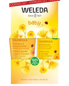 Weleda Calendula baby billenbalsem voordeelset