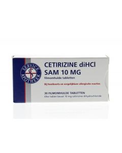Service Apotheek Cetirizine 10 mg DICHL