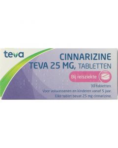Teva Cinnarizine 25 mg
