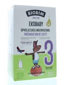 Biobim Ekobaby 3 opvolgzuigelingenvoeding 10+ maanden bio