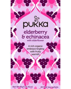 Pukka Org. Teas Elderberry & echinacea bio
