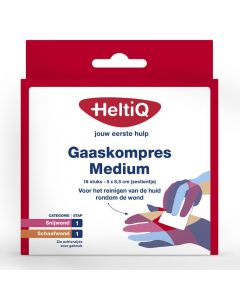 Heltiq Gaaskompres 8.5 x 5 cm zestientje