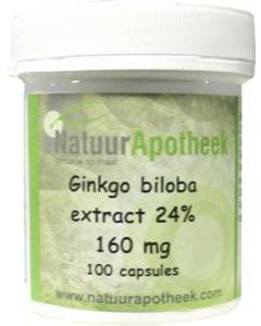 Natuurapotheek Ginkgo biloba 24% 160 mg