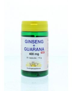 NHP Ginseng guarana 400 mg puur