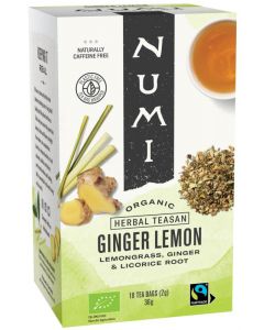 Numi Green tea ginger lemon bio