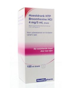 Healthypharm Hoestdrank broomhexine HCI 4 mg/5ml