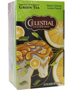 Celestial Season Honey lemon ginseng green tea