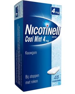 Nicotinell Kauwgom cool mint 4 mg
