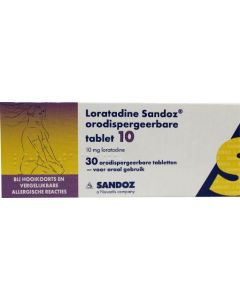 Sandoz Loratadine 10 mg orotaat