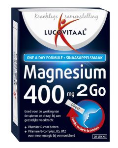 Lucovitaal Magnesium 400 2go 20 sachets