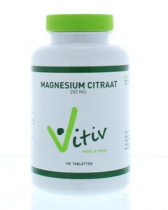 Vitiv Magnesium citraat 200 mg
