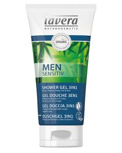 Lavera Men Sensitiv douchegel shower gel 3in1 EN-FR-IT-DE