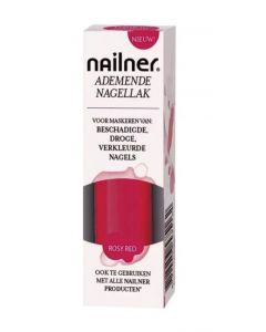 Nailner Nagellak rosy red 8 milliliter