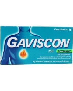 Gaviscon Pepermunt 250