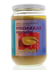 Monki Pindakaas crunchy met zout eko bio