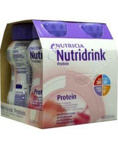 Nutridrink Protein aardbei 200ml