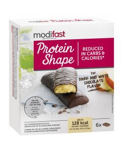 Modifast Protein Shape pure & witte chocolade 6 x 31 gram
