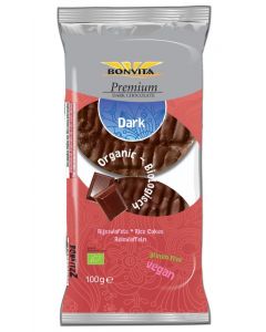 Bonvita Rijstwafels pure chocolade bio
