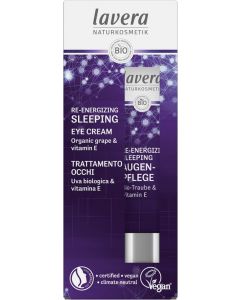 Lavera Re-energizing sleeping eye cream / oogcreme EN-IT