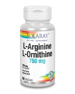 Solaray L-Arginine L-Ornithine 750mg