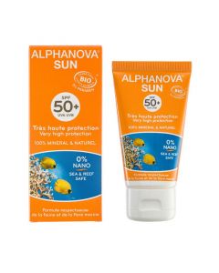 Alphanova Sun Sun vegan gezichtscreme SPF50