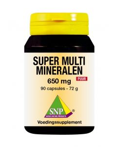 SNP Super multi mineralen 650 mg puur  90 capsules