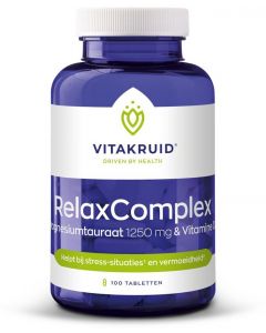Vitakruid RelaxComplex 1250 mg magnesiumtauraat & D3