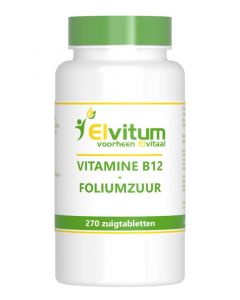 Elvitaal/elvitum Vitamine B12 1000mcg + foliumzuur
