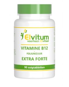 Elvitaal/elvitum Vitamine B12 extra forte + foliumzuur