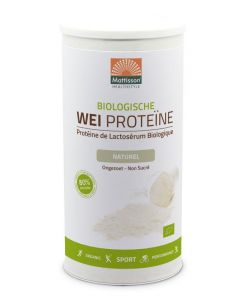 Mattisson Wei Whey proteine naturel 80% bio